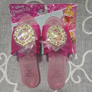 Disney Princess Aurora Dress-Up Shoes Toddler Girls Size 3+ Jakks Pacific New